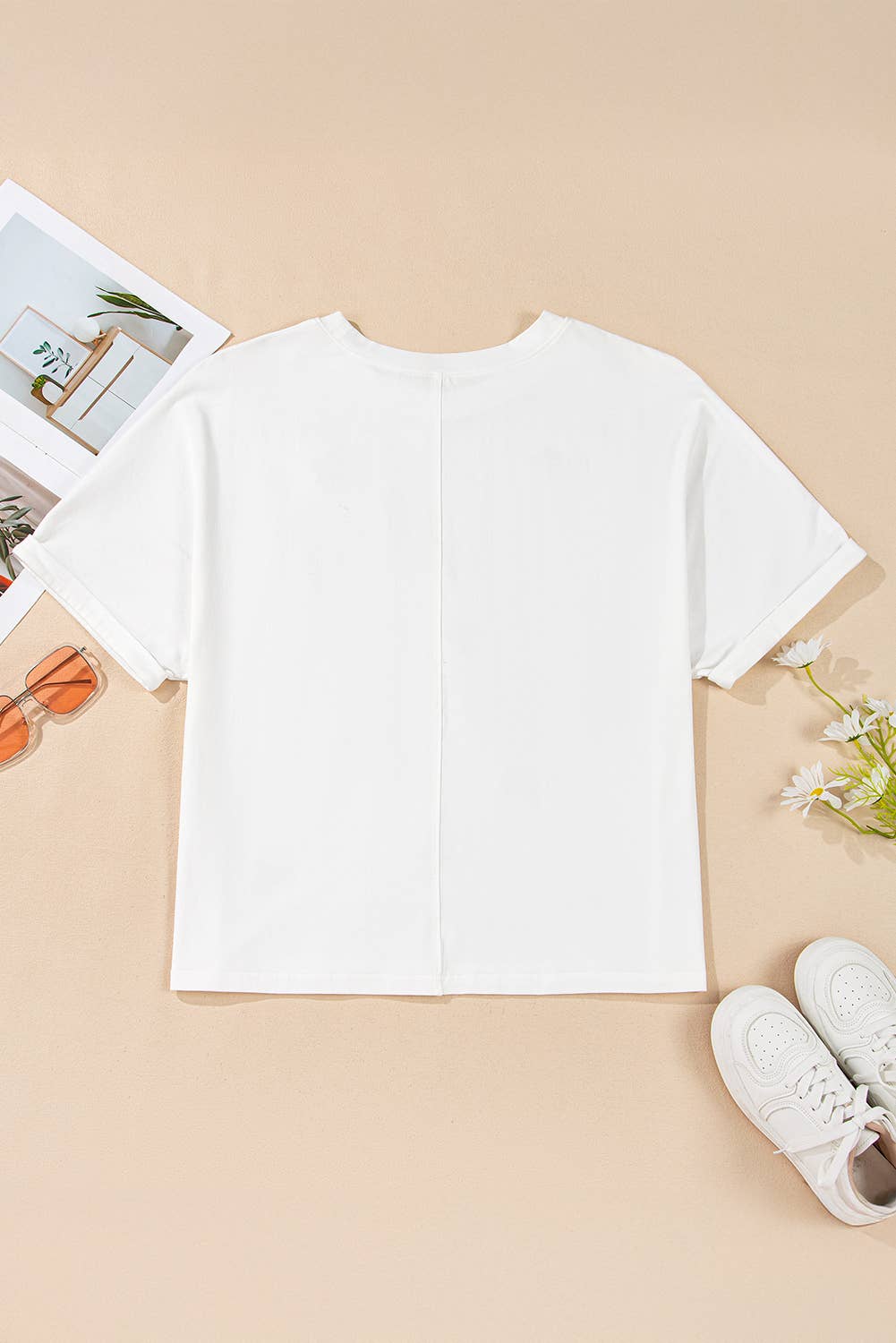 Lucky Clover St Patrick Sequin Graphic T-shirt