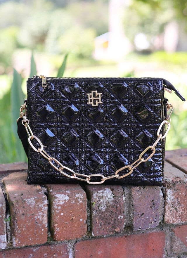 Crossbody - Black Patent