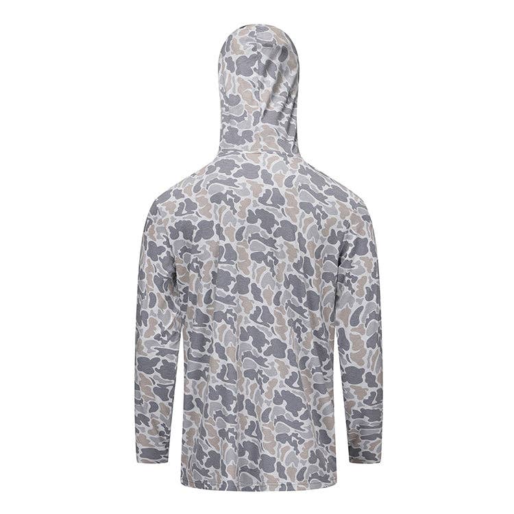 Youth LS Performance Hoodie - Smoke Camo