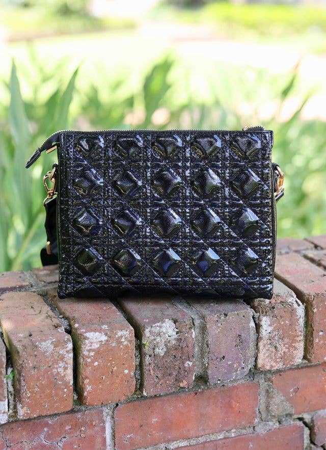 Crossbody - Black Patent