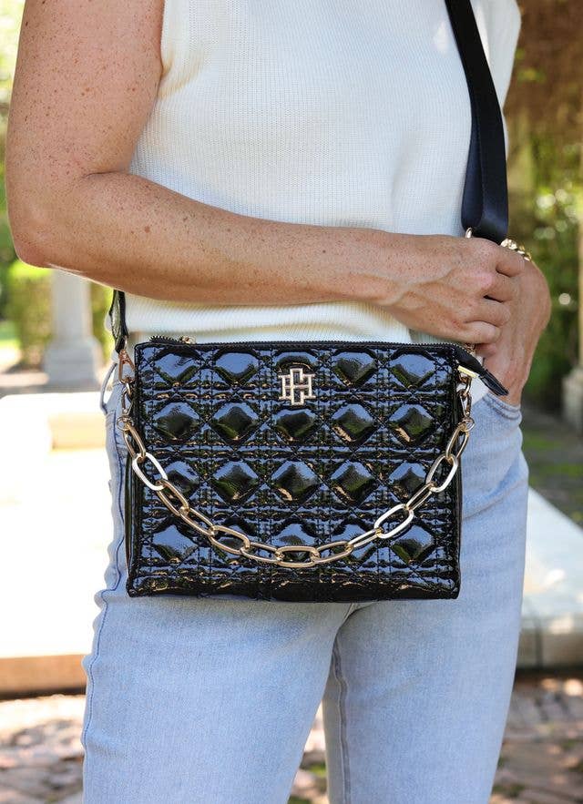 Crossbody - Black Patent
