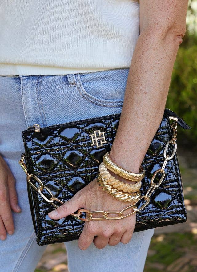 Crossbody - Black Patent