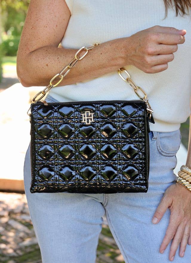 Crossbody - Black Patent
