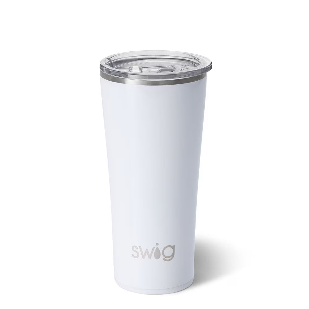 Shimmer White Tumbler 22 oz